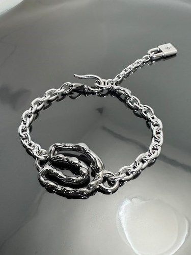 《受注生産》 OPEN HORSESHOE CHAIN BRACELET / オープンホースシューブレスレット 【注文から2-3週間後入荷予定】