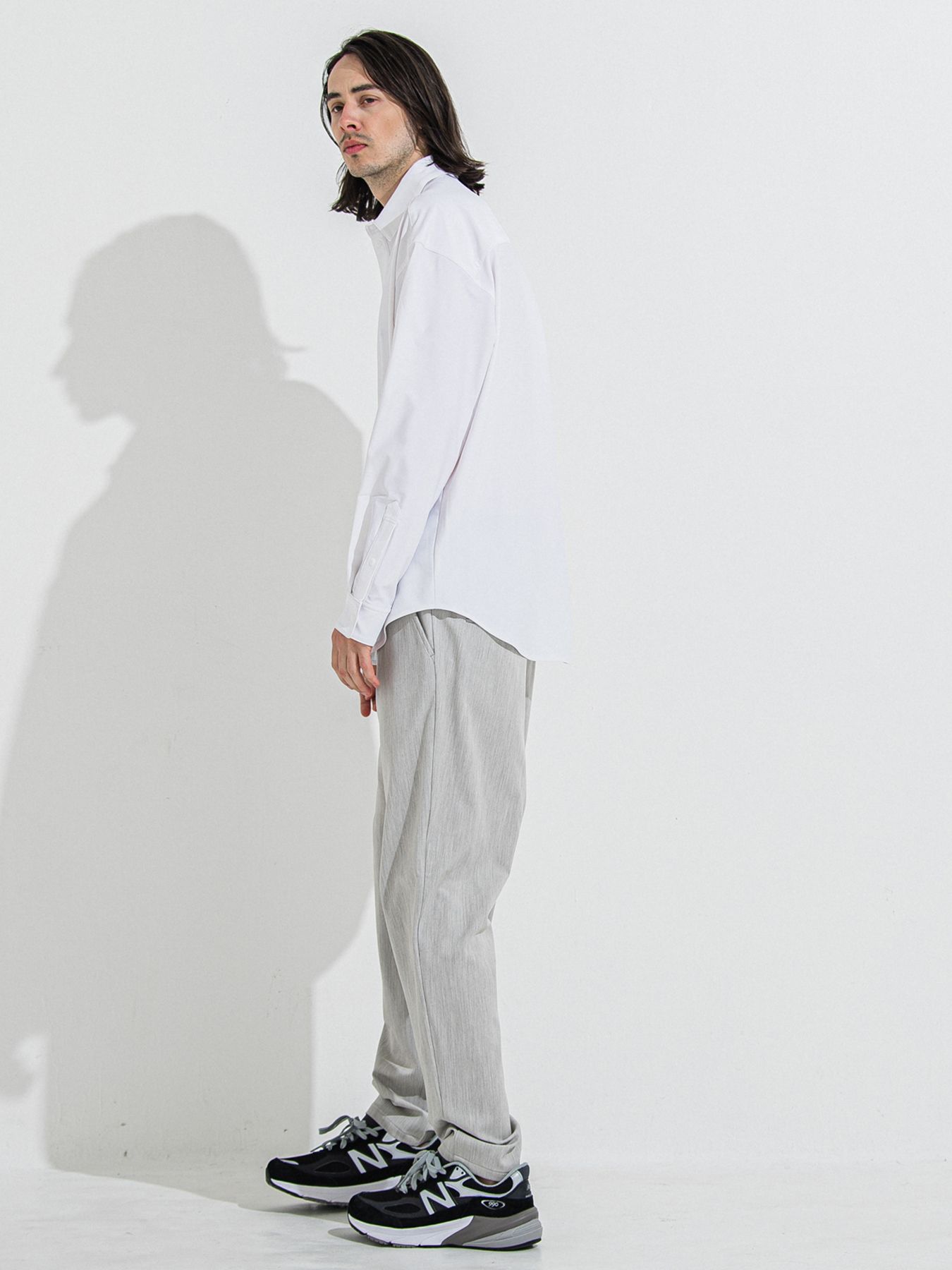 【予約品 】PAT WIDE EASY PANTS / パットワイドイージーパンツ / グレー