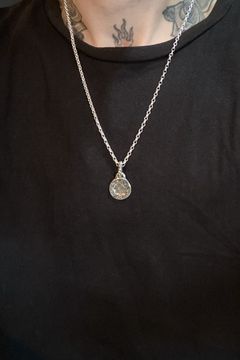 《受注生産》 CUT OUT FLOWER with COIN NECKLACE ネックレス 【GOD SIZE】 注文から2～3週間後入荷予定