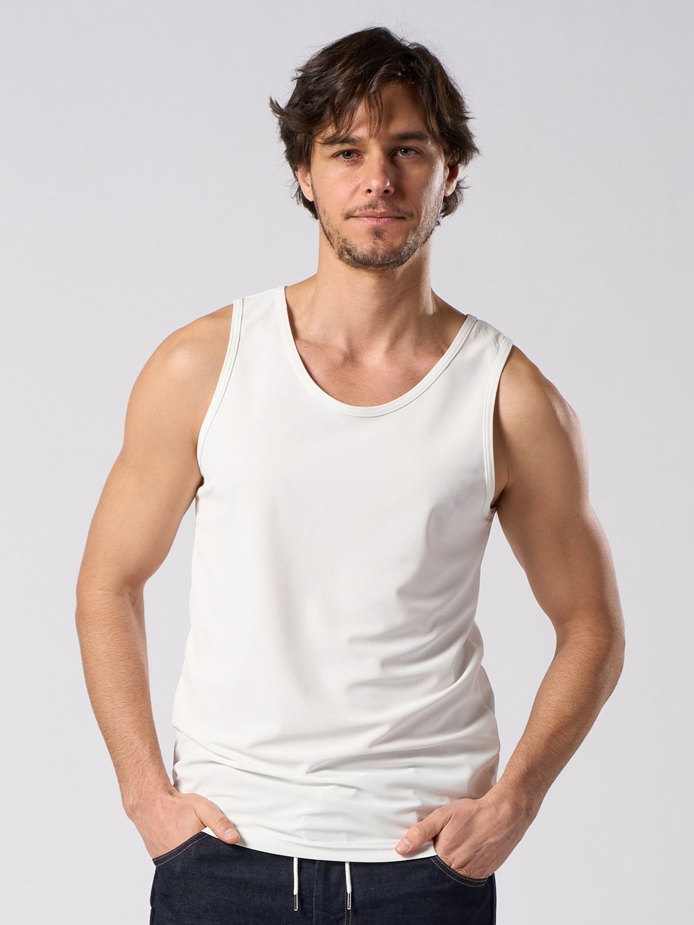 【予約品 1月25日(日) 締切】cool tank top / クールタンクトップ / ホワイト