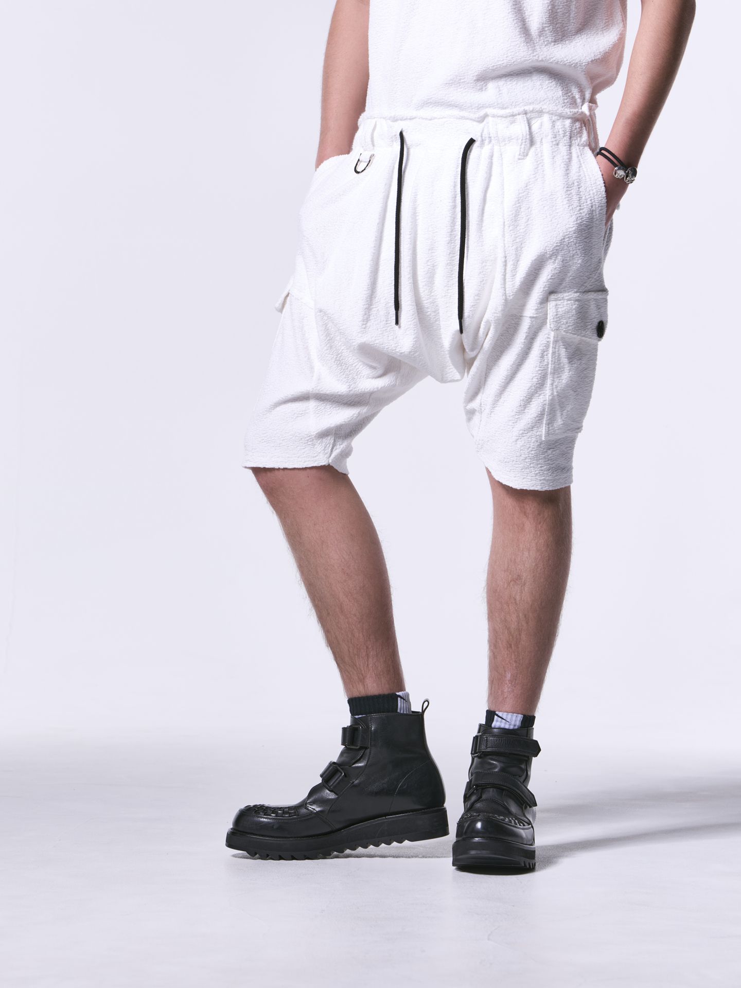 《予約品》 SaruelShorts / サルエルショートパンツ / ホワイト
