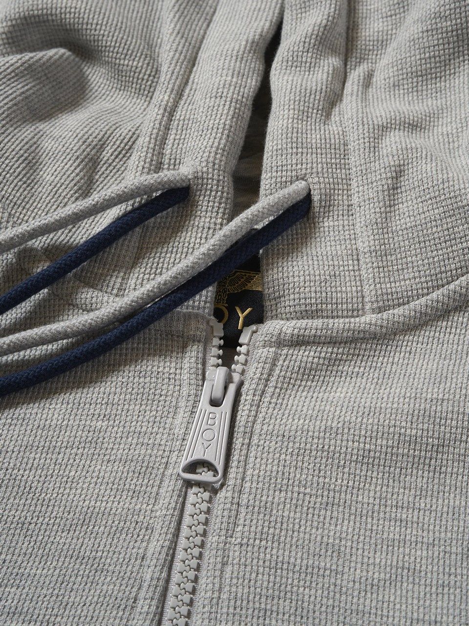 BOY KANOKO Fleece Full Zip Hoodie / パーカー / グレー