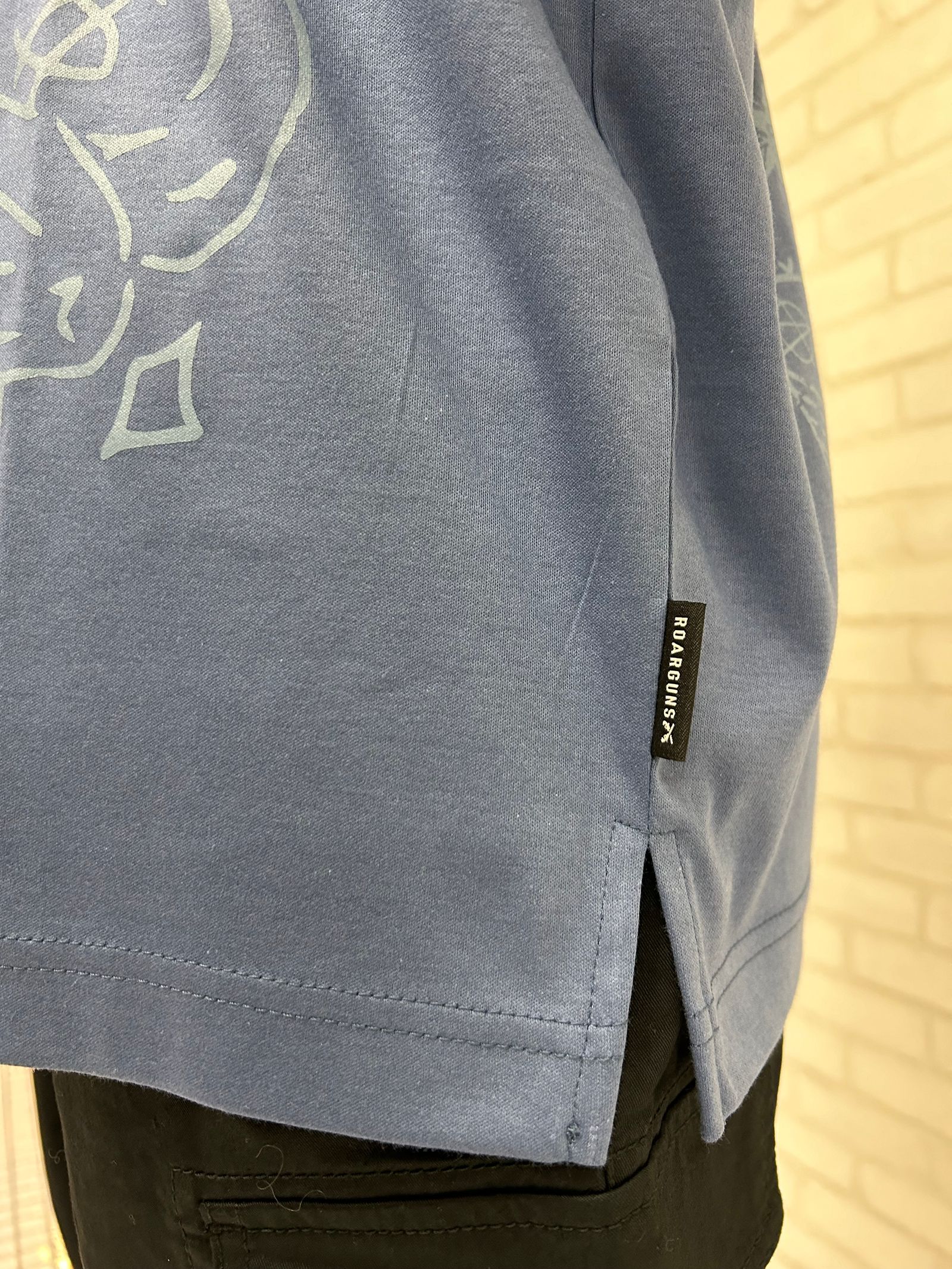 EAGLE TEE /全面プリント Tシャツ / ブルー 【roarguns 】