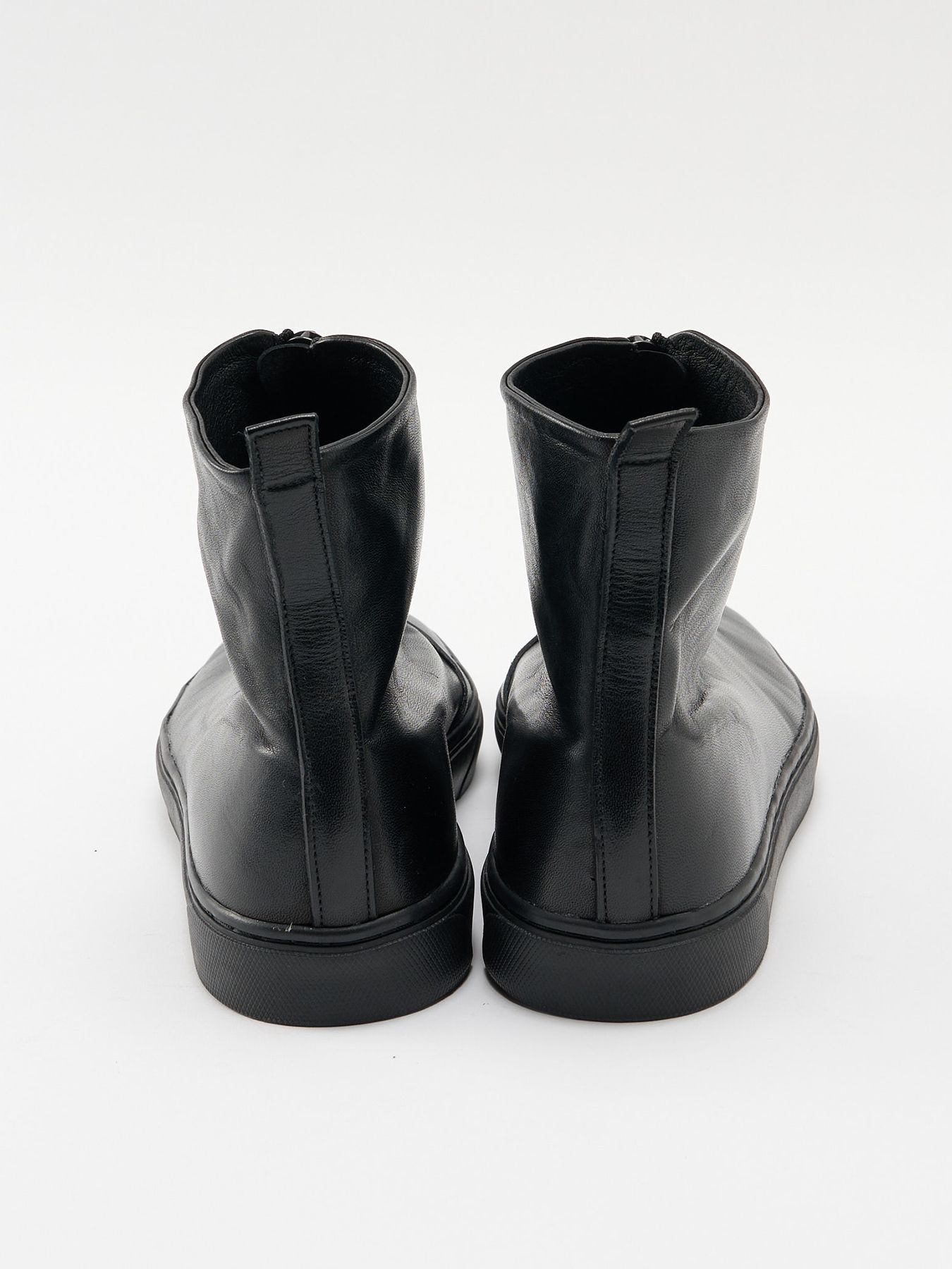 【予約品 4月19日(日) 18時締切】front zip bootie / ホースレザー フロントジップブーツ / ブラック