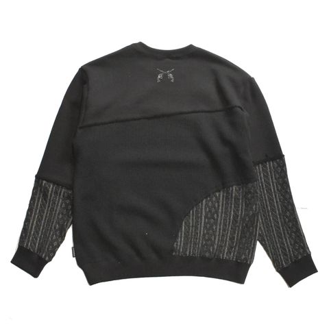 《予約品3月27日 23時55分締め》 AZUMA CREWNECK CRY  / スウェット / ブラック  【roarguns 】8月中入荷予定