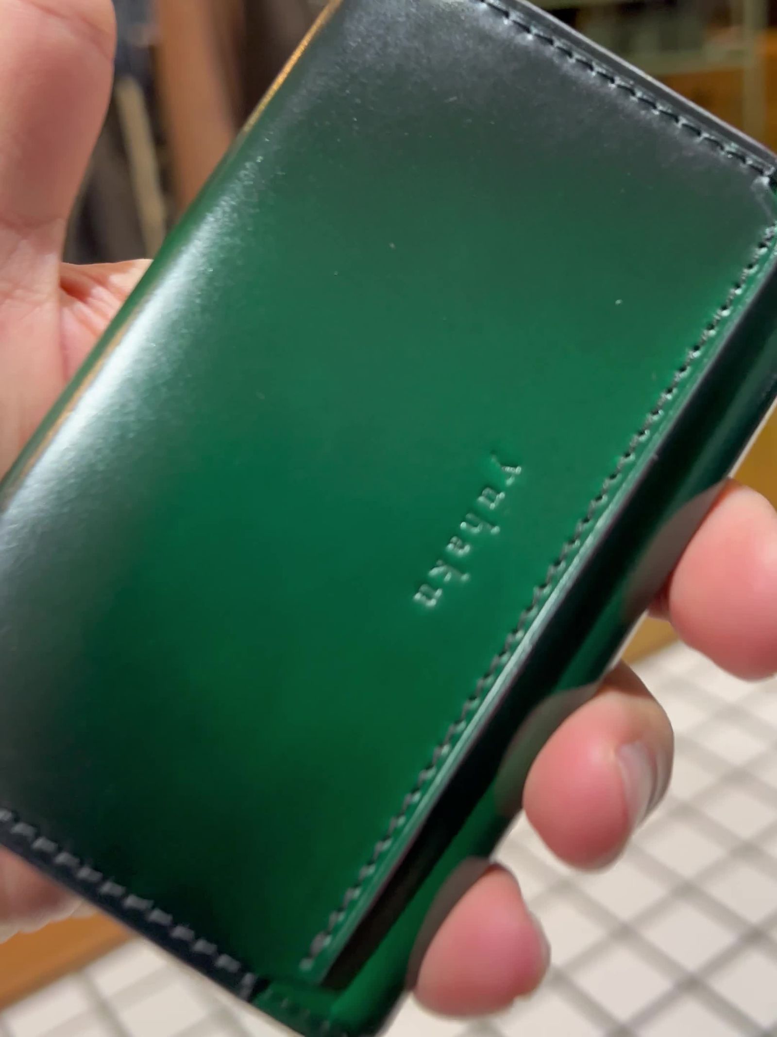 アウトレットB品 ユハク yuhaku コードバン 名刺入れ カードケース アウトレットB品 ユハク yuhaku コードバン 名刺入れ カードケース