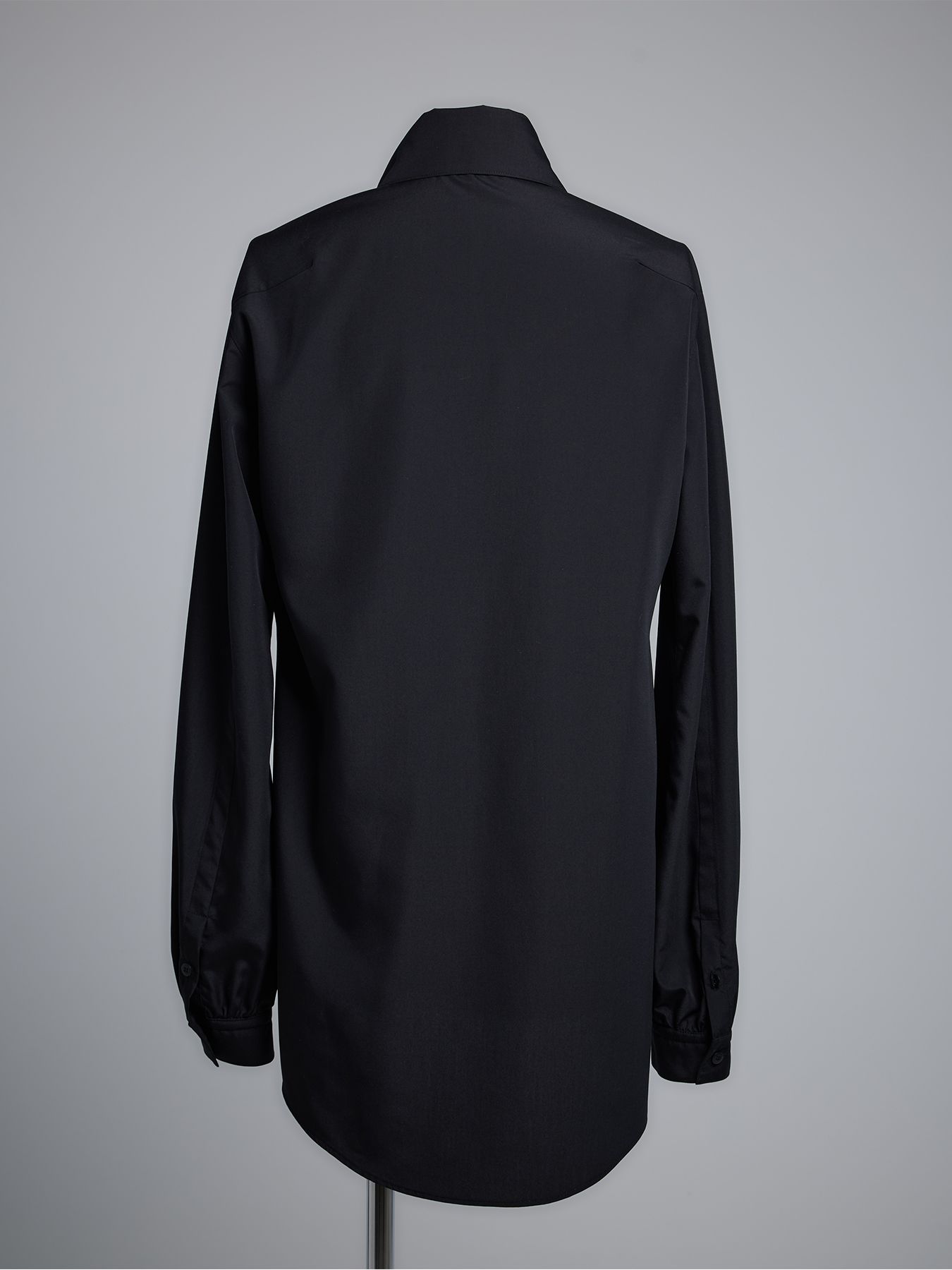【予約品 5月18日(日) 締切】Single Frill Shirt / シングルフリルシャツ / ブラック