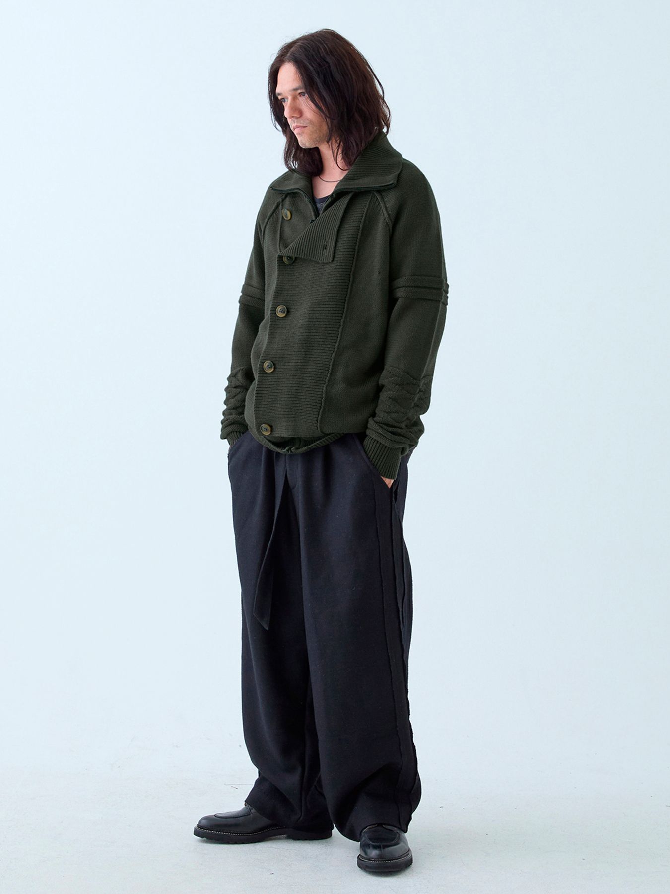 【予約品 6月2日(月) AM10時 締切】Sporuge / ワイドトラウザーズ / ブラック
