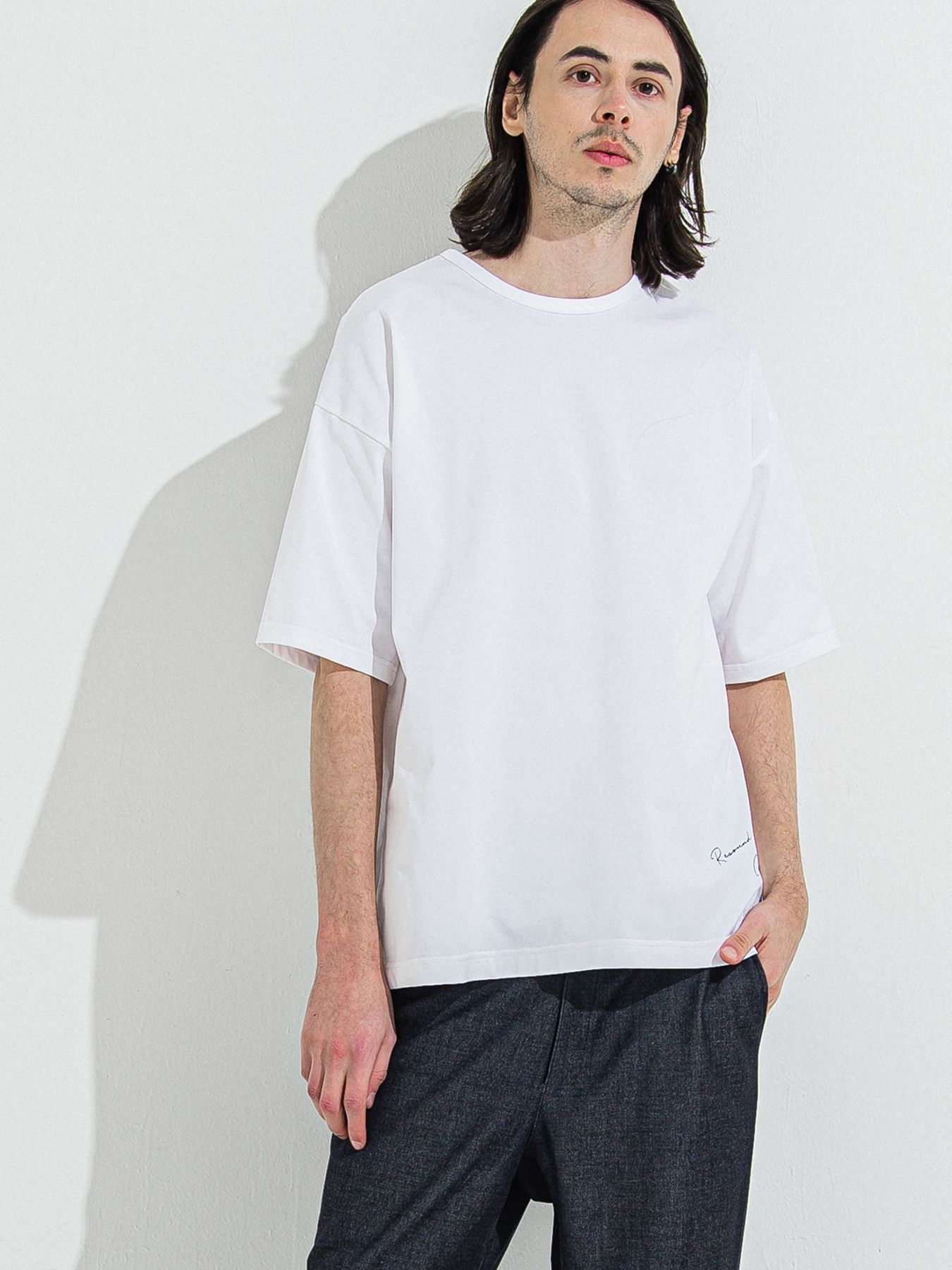 【予約品 】YOAKE PHOTO OVER TEE /  フォトオーバーサイズTシャツ / ホワイト