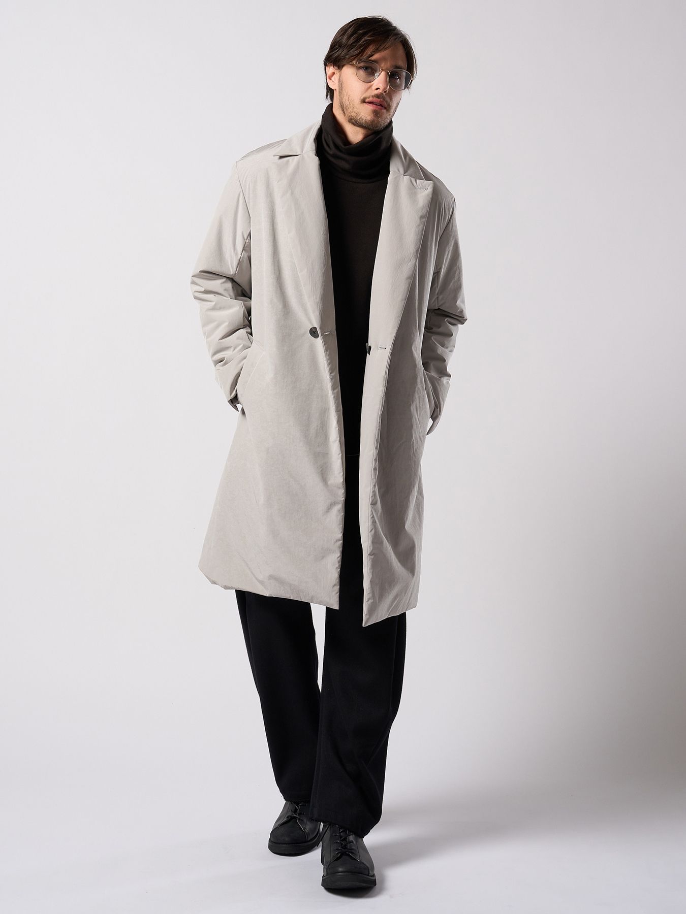 【予約品 4月19日(日) 18時締切】back boa cut-off highneck / バックボア カットオフ ハイネック/ ブラック