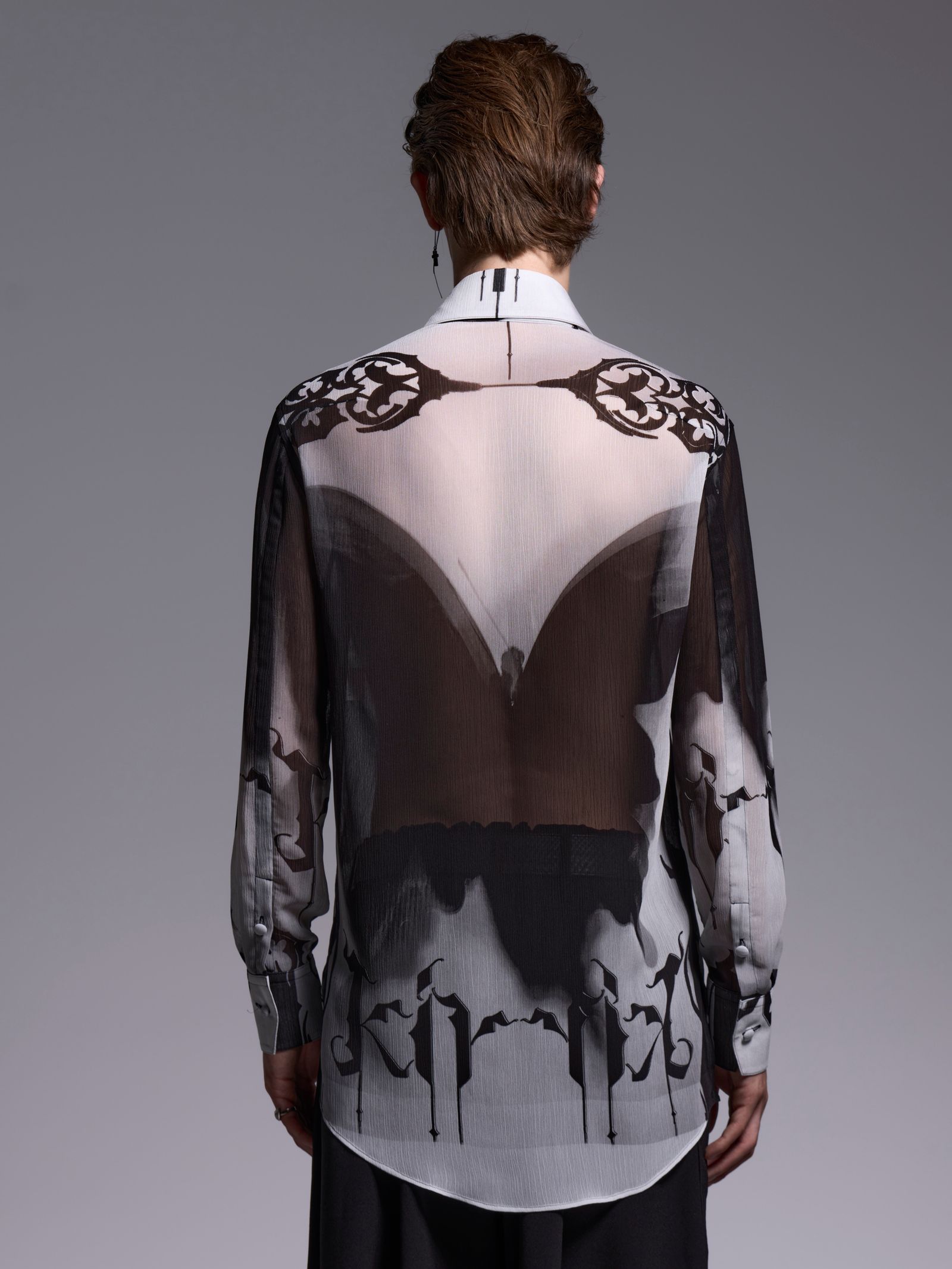 【予約品 1月4日(日) 締切】Shirt / シャツ / ブラック&グレー