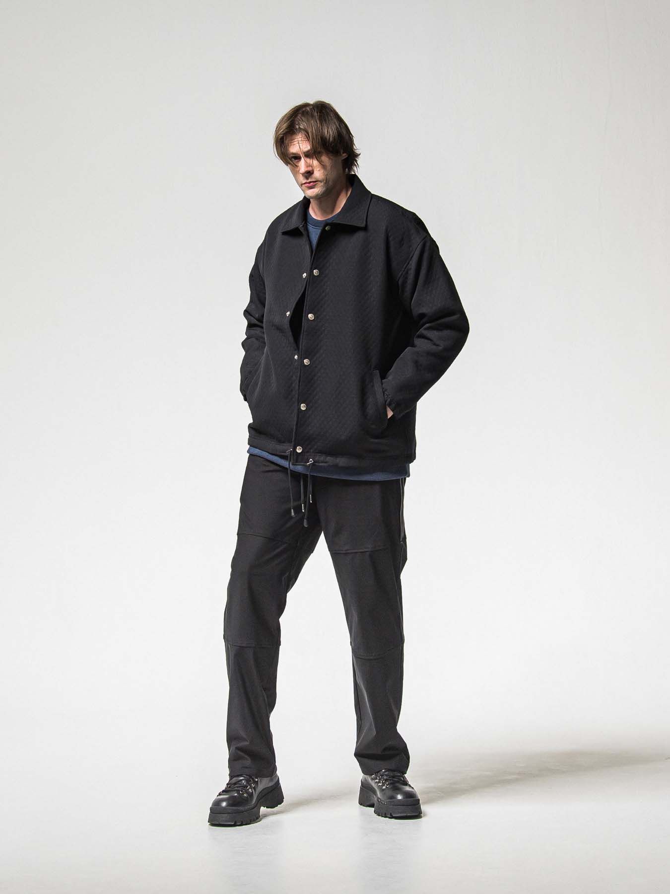 【予約品 8月31日(日) 締切】RC CHENILLE VELOURS FLEECE DROP TRAINER / RCサガラ刺繍ワッペン ベロアフリース ドロップショルダートレーナー / ネイビー