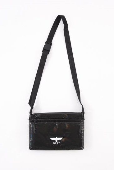 PADDING NYLON BAG ショルダーバッグ / BLACK 【BOY LONDON】