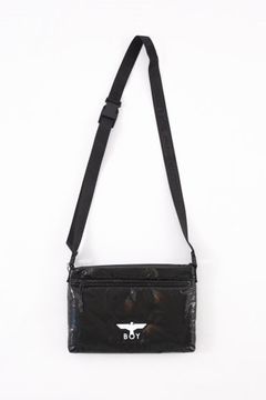 PADDING NYLON BAG ショルダーバッグ / BLACK 【BOY LONDON】