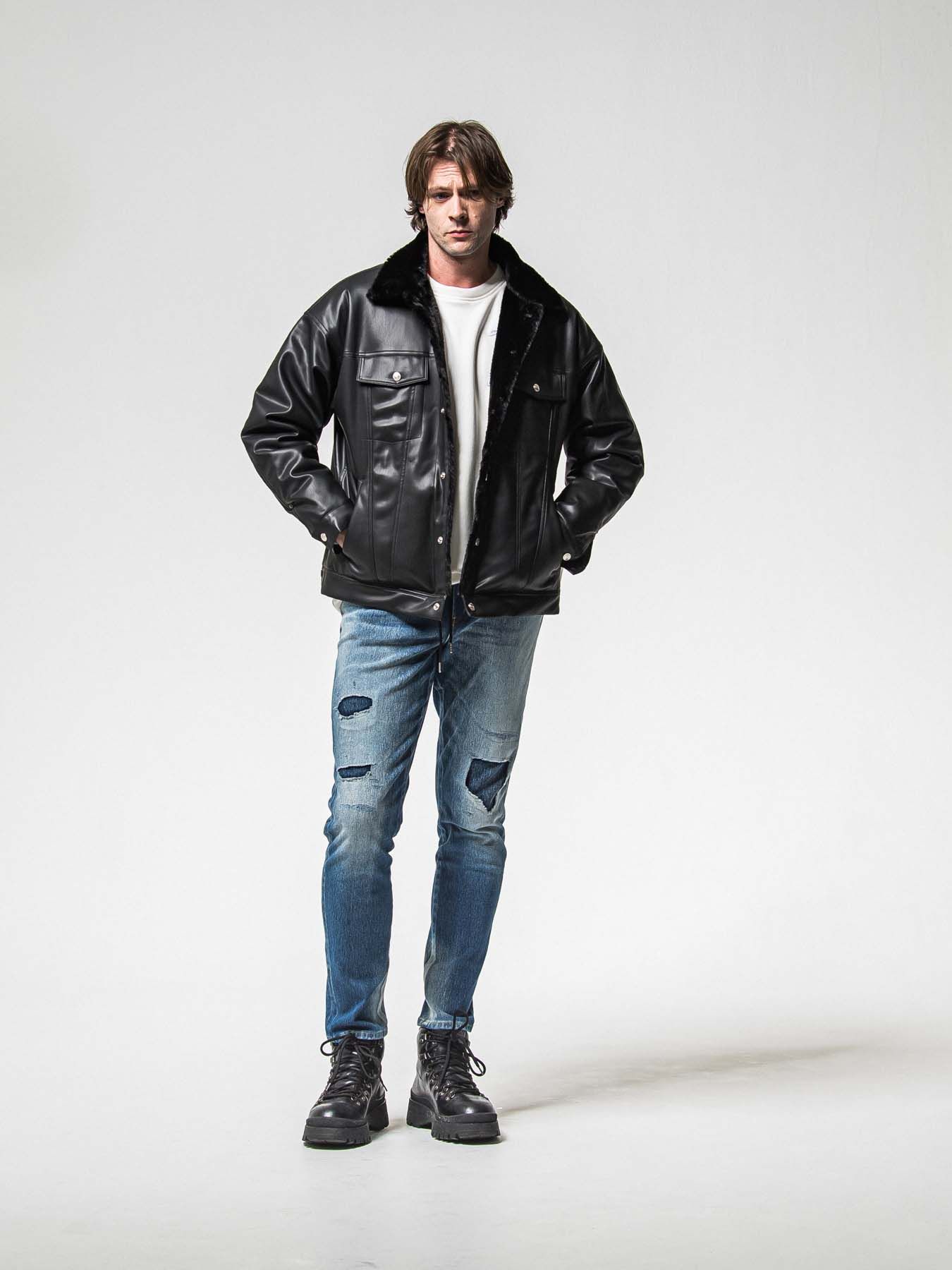 【予約品 8月31日(日) 締切】MICK DENIM JERSEY / ミック デニムジャージ / インディゴクラッシュ