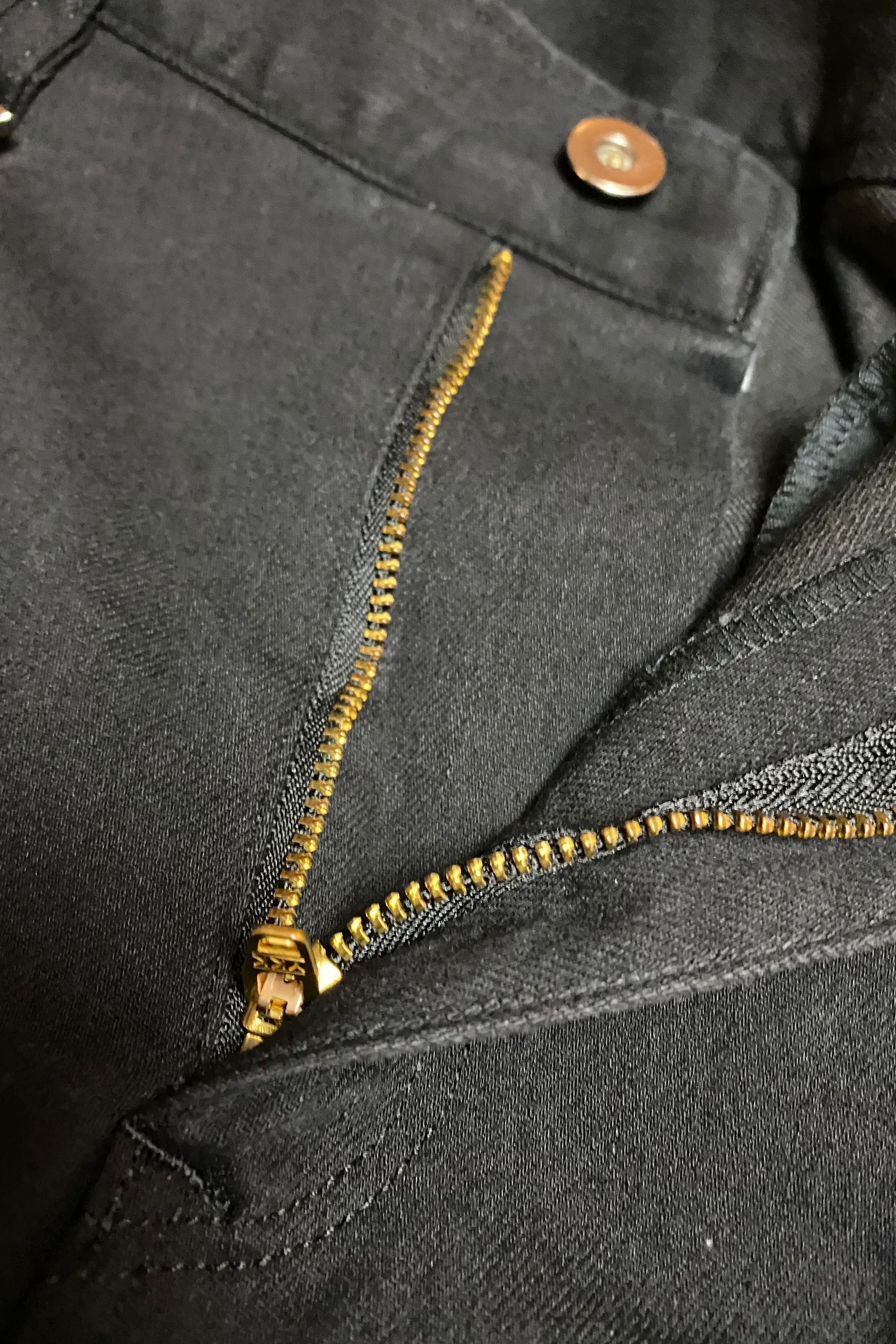 CurvePants デニムパンツ BlackBlackDenim刺繡入り / Black 【kiryuyrik】