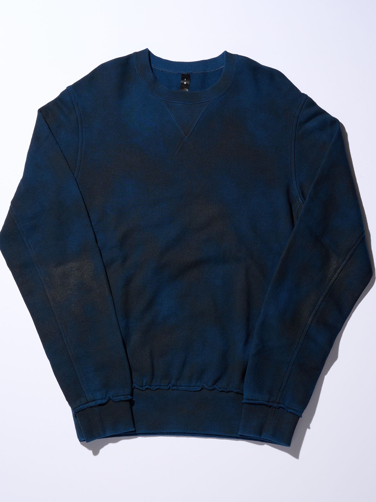 【予約品】 coating sweat / スウェット / デイリーネイビー