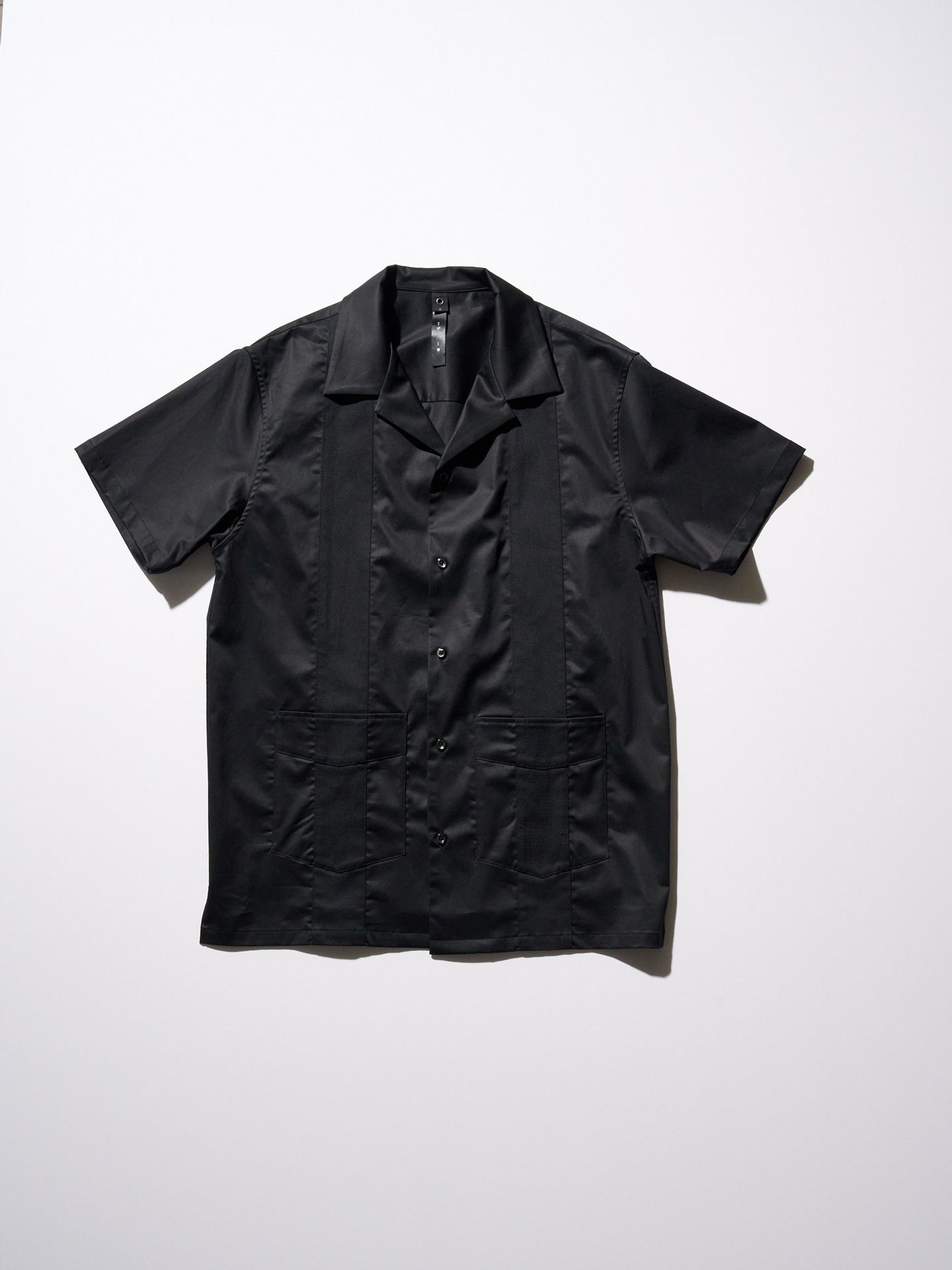 【予約品9月19日 10時締め】 cuba shirt / キューバシャツ / ブラック