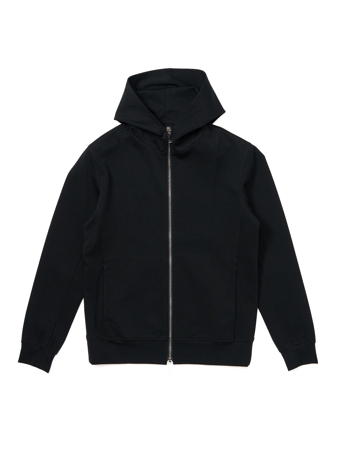 【予約品 9月23日(火) 締切】high neck zip-up parka / ハイネック ジップアップパーカー / ブラック
