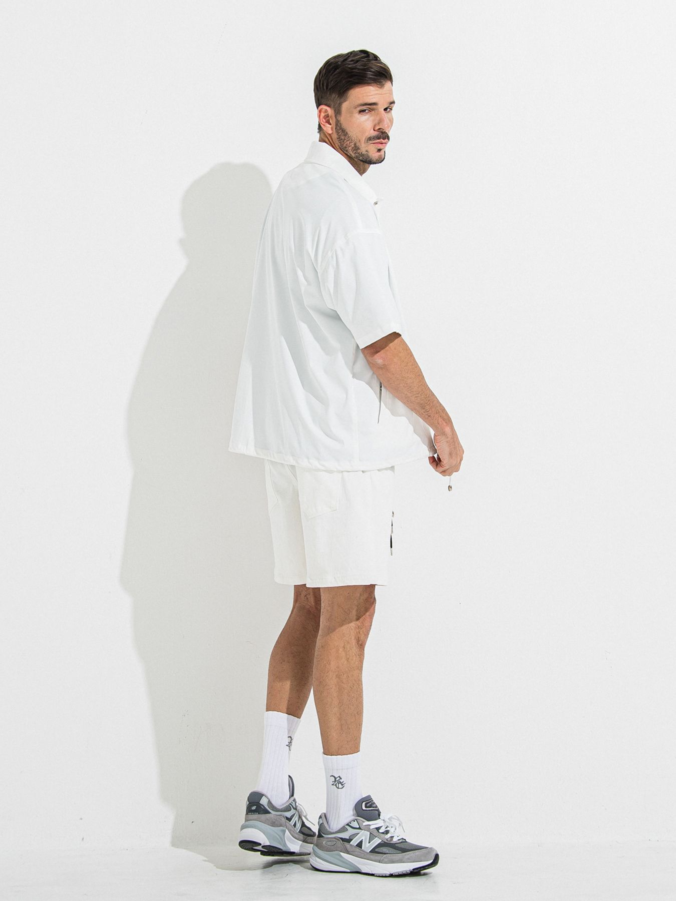 【予約品】DENIM JERSEY SHORTS / デニムジャージショーツ / ホワイト