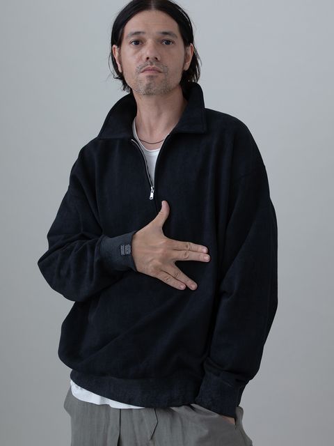 【予約品 11月23日(日) 締切】MINIMALPULLOVER / プルオーバーシャツ / BLACK