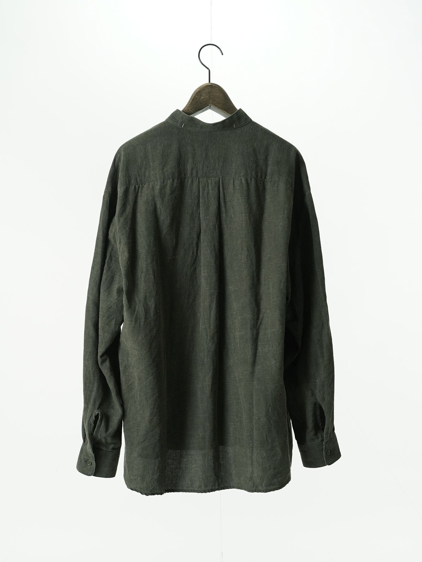 【予約品 5月6日(水) 締切】GRAZE-SHIRTS / オフィサーシャツ / カーキ