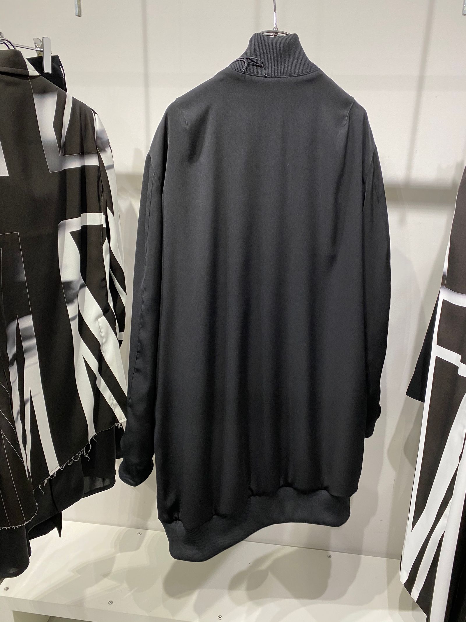 《予約品》 ReversibleLongMA-1 リバーシブルブルゾン UNION JACK / Black&White 【kiryuyrik】 8月入荷予定