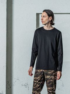 《予約11月17日19時締め》 longsleave Tee / ルーズTシャツ / ブラック