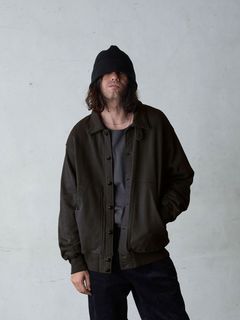 《予約品》 RELAXLUXE / スウェットジャケット / チャコール