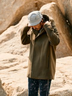 【予約品】 zip witch coat / フーデットコート / ダークオリーブ