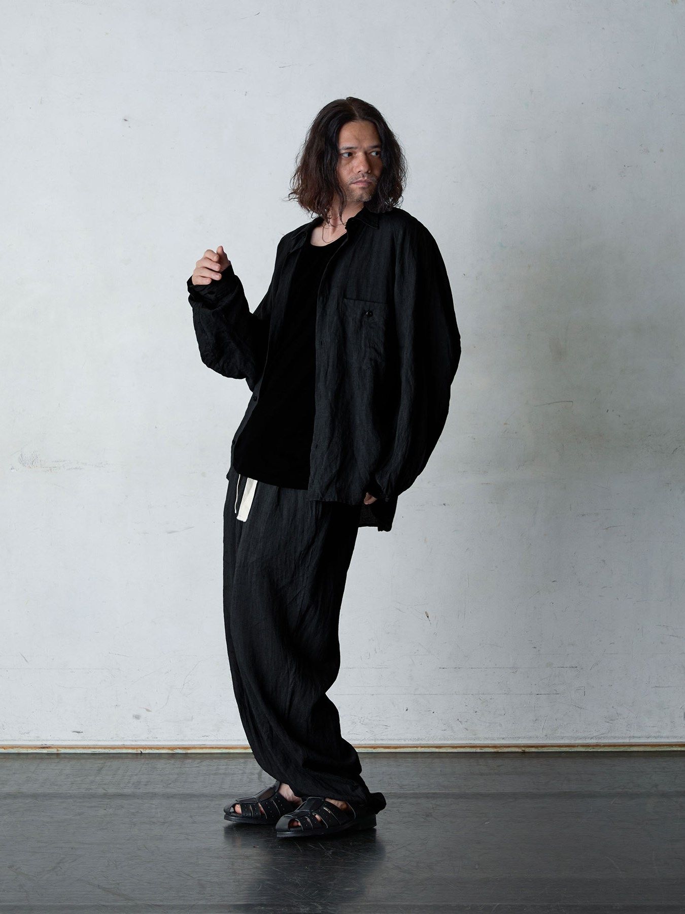 《予約品》 RAGLANEDGE / シャツ / ブラック