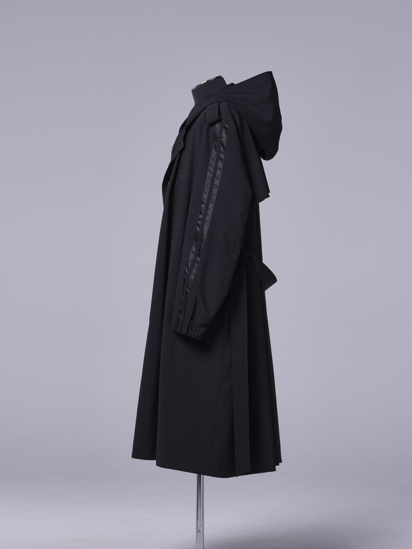 《予約品11月4日 》 LineBigSilhouetteHoodie / フーディーコート / ブラック×ブラックライン
