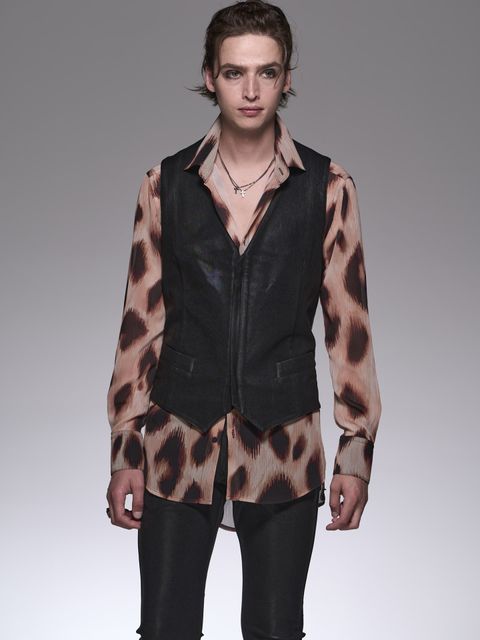 《予約品》 CoatingHighTensionZippVest / コーティングジャージジップベスト / ブラック