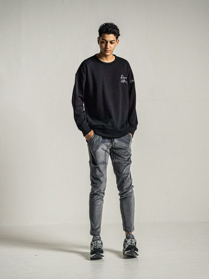 《予約9月1日18時締め》 velours TYLER PANTS  / 真冬仕様タイラーパンツ / チャコール