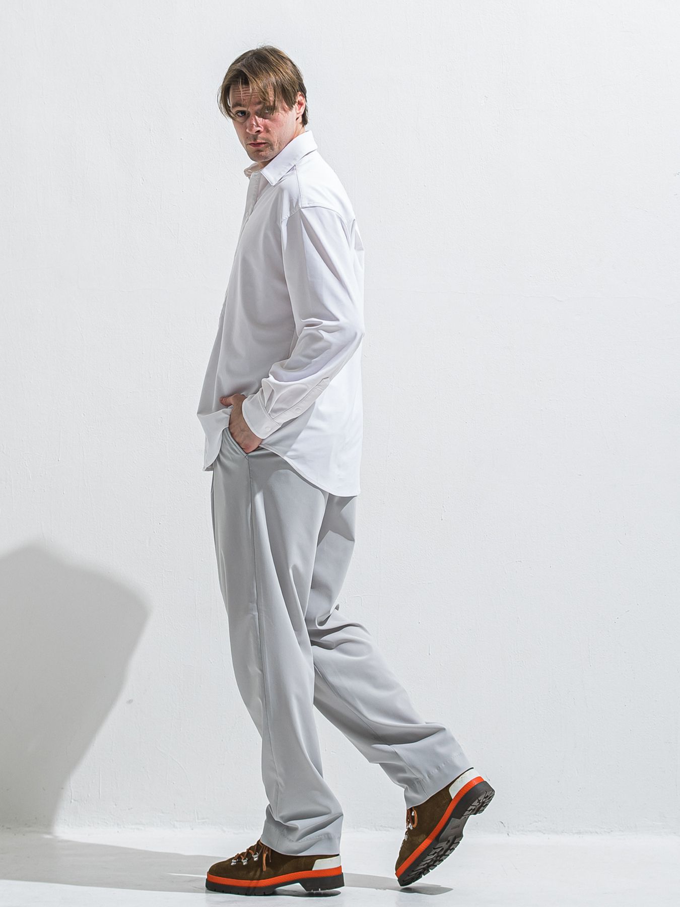 【予約品 2月15日(日) 18:00 締切】BEN PANTS / ワイドルーズパンツ / グレー