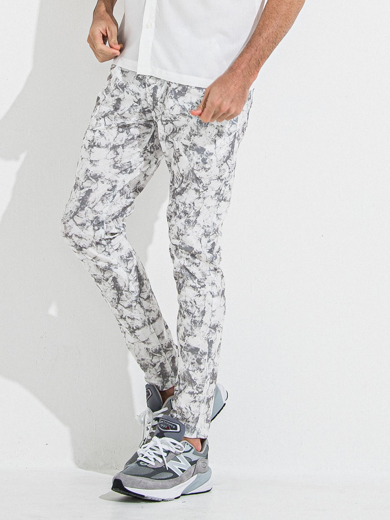 【予約品】CHRIS EASY TUCK PANTS / クリスイージータックパンツ / マーブルグレー