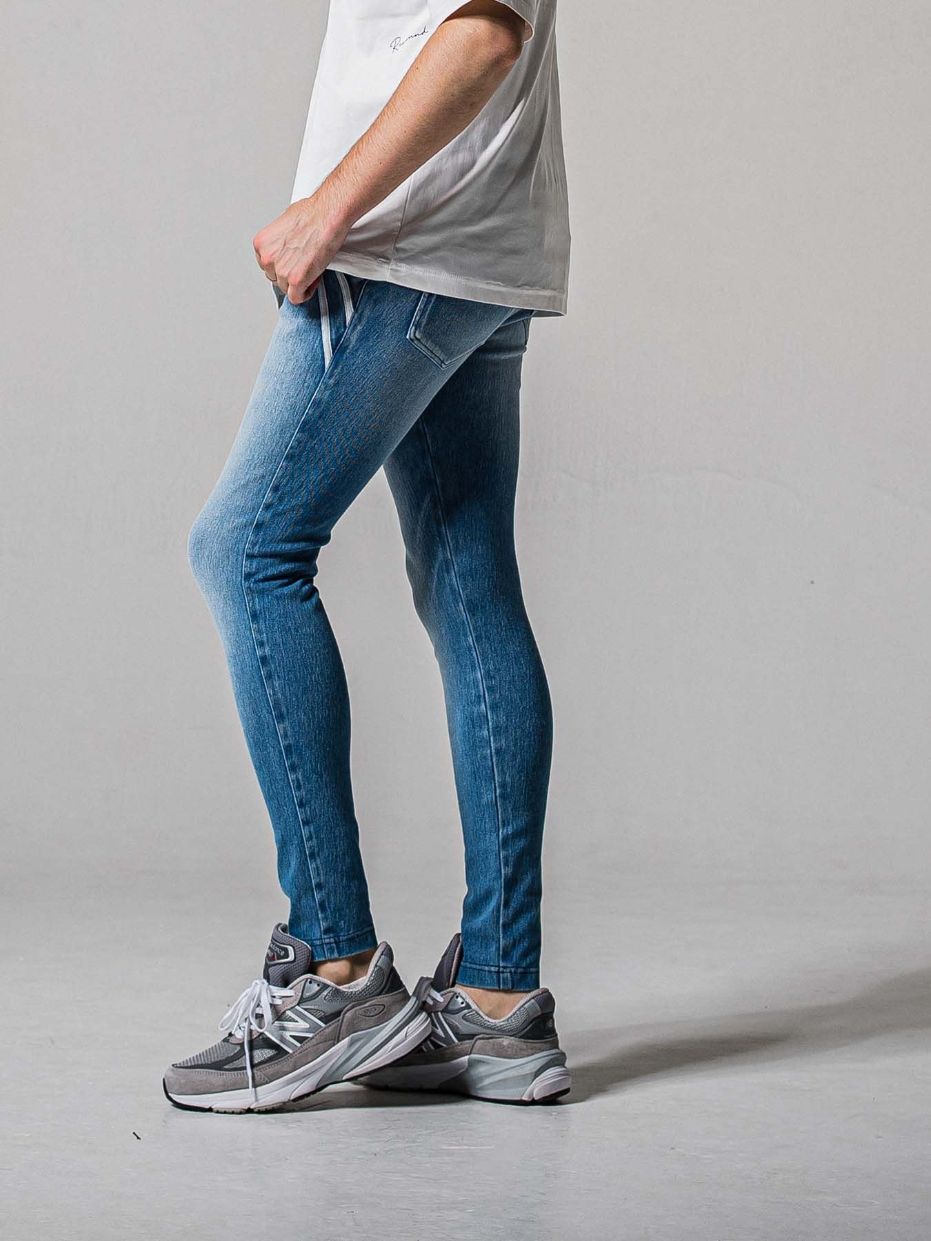 【予約品 11月16日(日) 締切】EX DENIM JERSEY EDGE PT / デニムジャージ エッジラインパンツ / ライトインディゴ