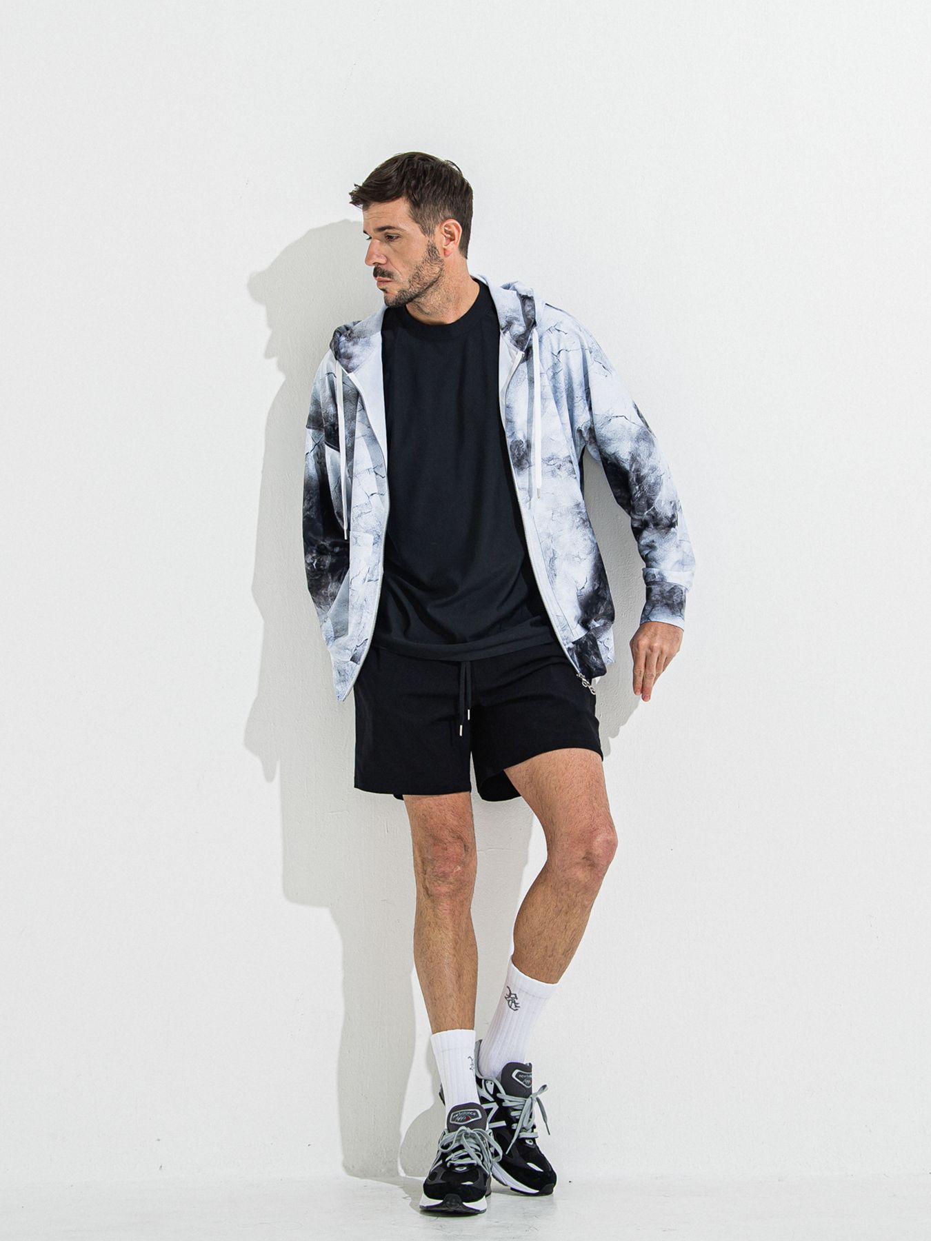 【予約品 】TV NYLON SHORTS / ティーヴィーナイロンショーツ / ブラック