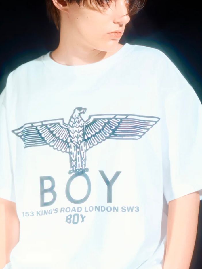 Eagle BOY LOGO TEE WHITE / Tシャツ / ホワイト