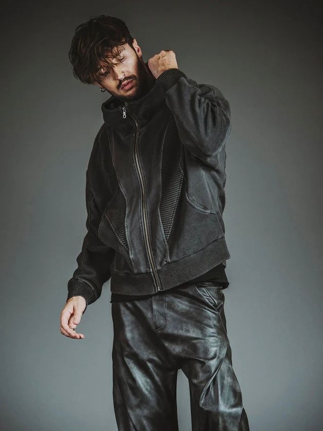 チェンジングニットフーデッドブルゾン 857010-360B / グレー【NO ID.】