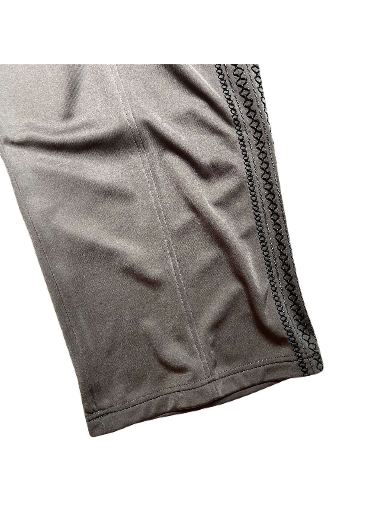 【予約品 8月10日(日) 締切 】SATIN LINE PANTS CRY / サテン ラインパンツ / クリスタル グレー