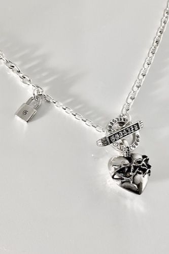 《受注生産》 HEART NECKLACE T-BAR ネックレス 【GOD SIZE】 注文から2～3週間後入荷予定