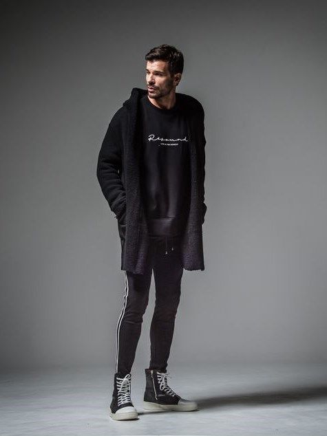 BOA Hoodie coat / ウールボアコート / ブラック 【RESOUND CLOTHING】 RC30-C-007