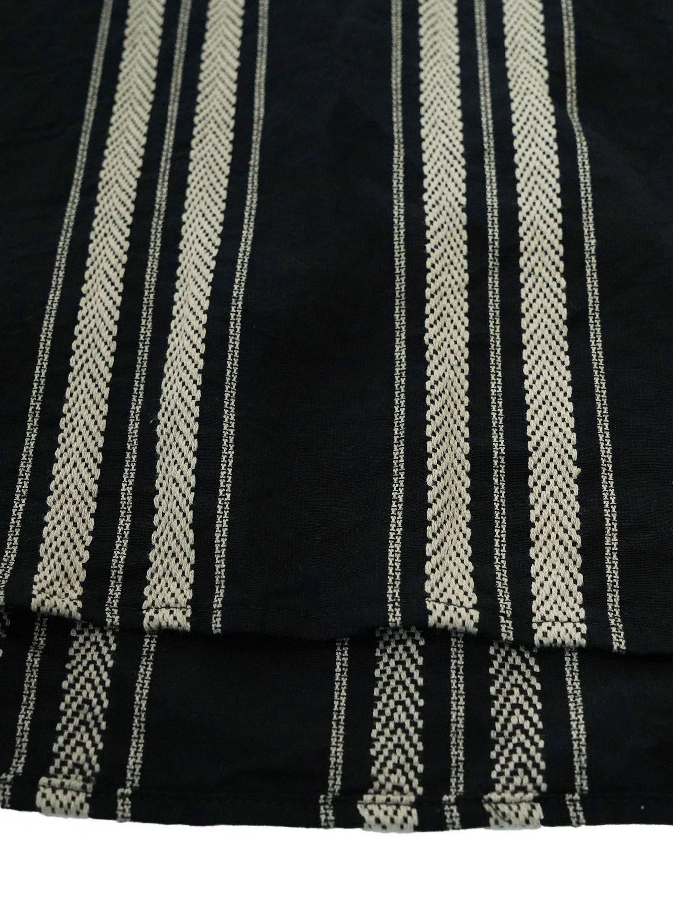 DOBBYSTRIPE SHIRTS / ミリタリーシャツ / ブラック