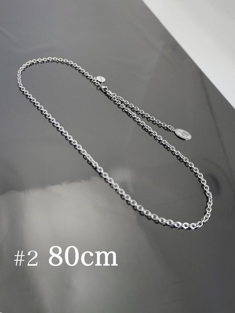 《受注生産》GODSIZE® MEDAL STAINLESS CHAIN #2 80 / ゴッドサイズ® メダイ ステンレスチェーン #2 80 / 注文から1～2週間後入荷予定