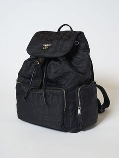 B-LOGO monogram BackPack/レギュラーサイズ リュック / ブラック