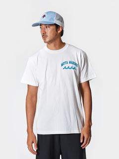 【予約】 muta College Logo Tee / Tシャツ / ホワイト 【Acanthus×muta】