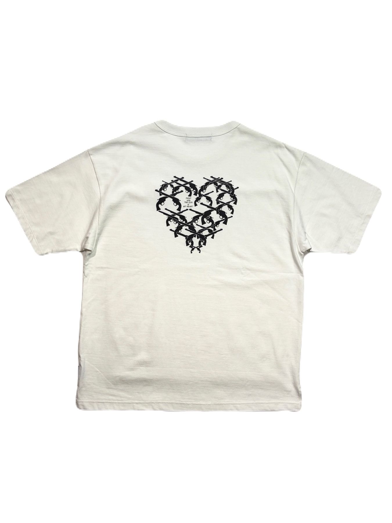 【予約品 8月23日(日) 締切】VIN/JER SS HEART-GUN / ホワイト