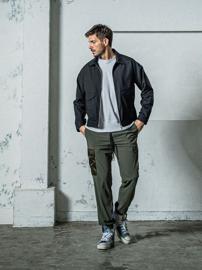 《予約11月17日19時締め》 EX sweat drop trainer / トレーナー / グレー