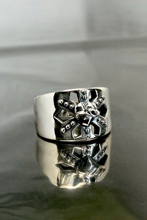 《受注生産》 STUD RING [F] HEART リング 【注文から2-3週間後入荷予定】